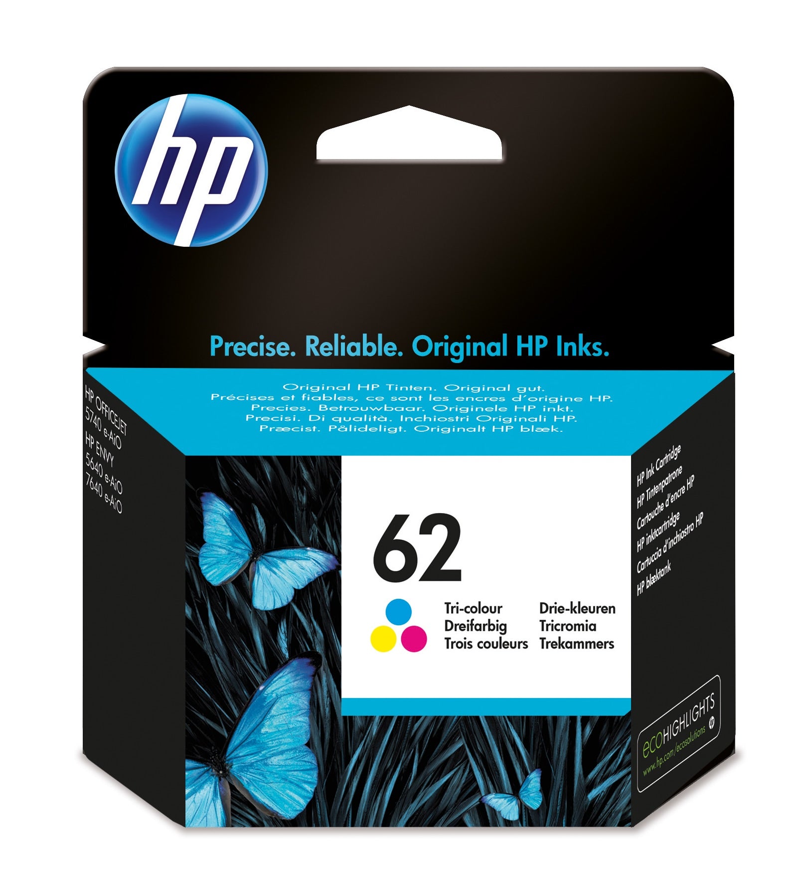 TINTA ORIGINAL HP 62 COLOR