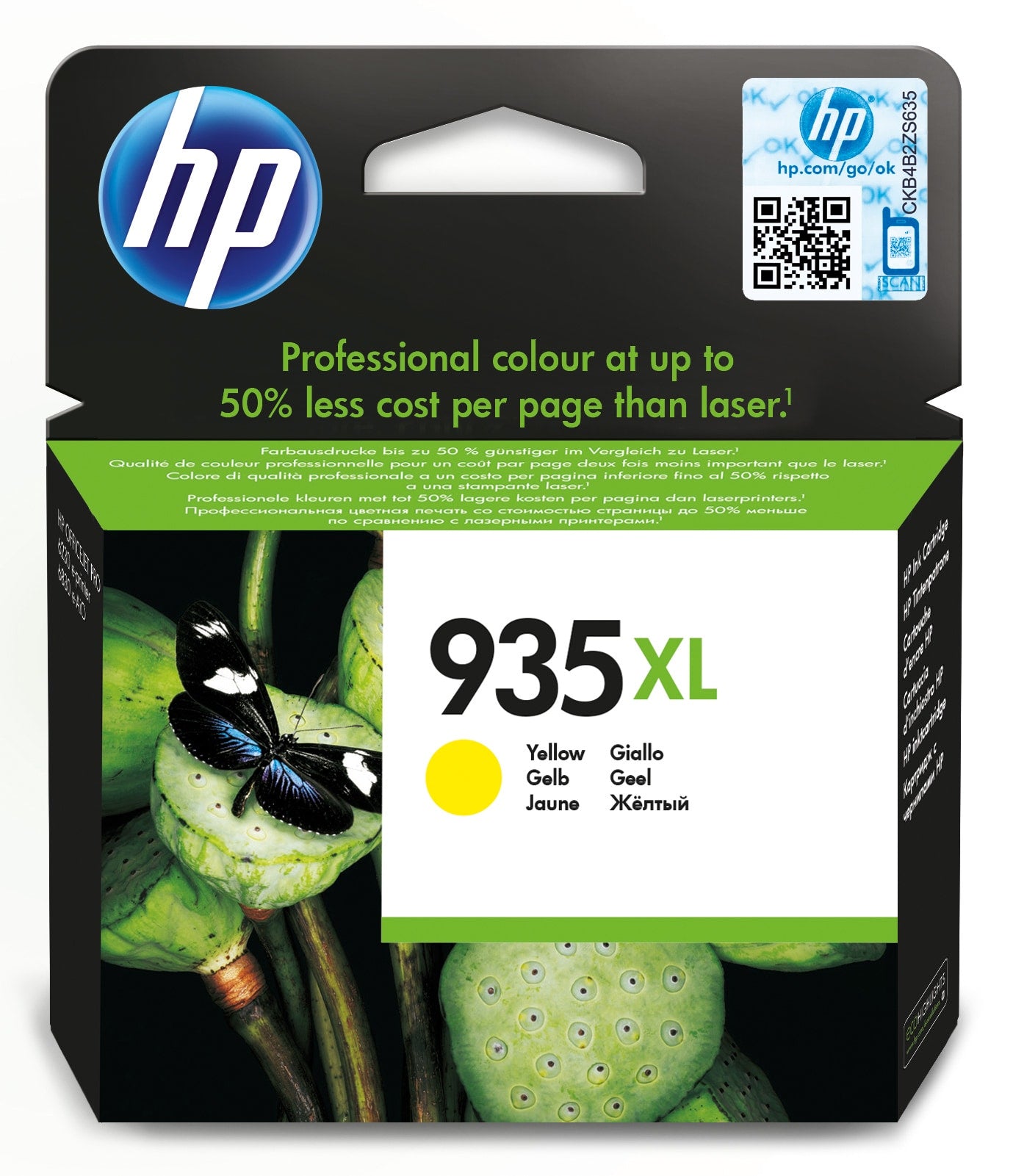 TINTA ORIGINAL HP 935XL AMARILLO