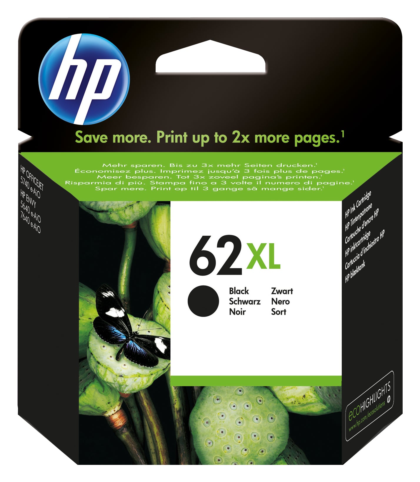 TINTA ORIGINAL HP 62XL