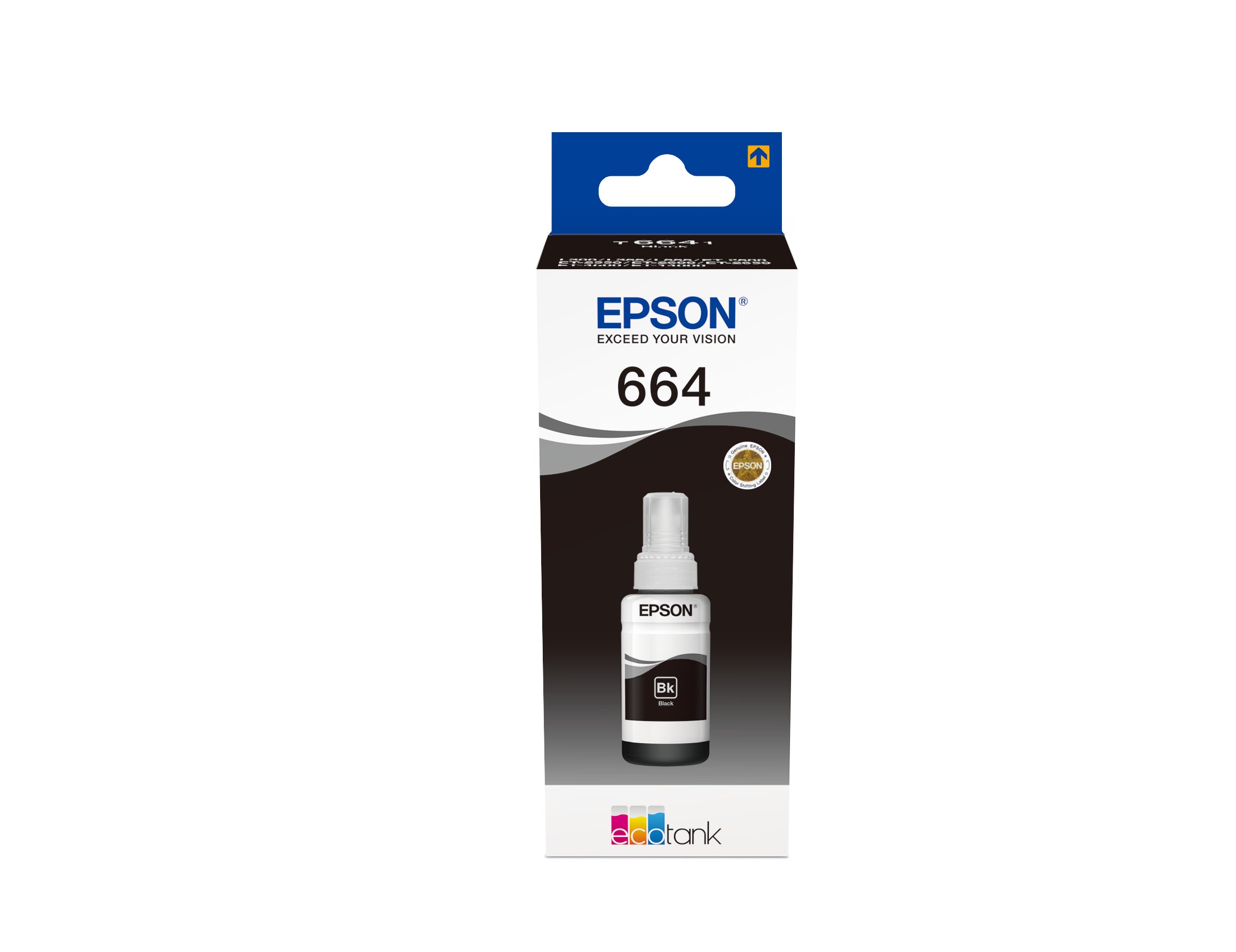 TINTA ORIGINAL EPSON 664 NEGRO