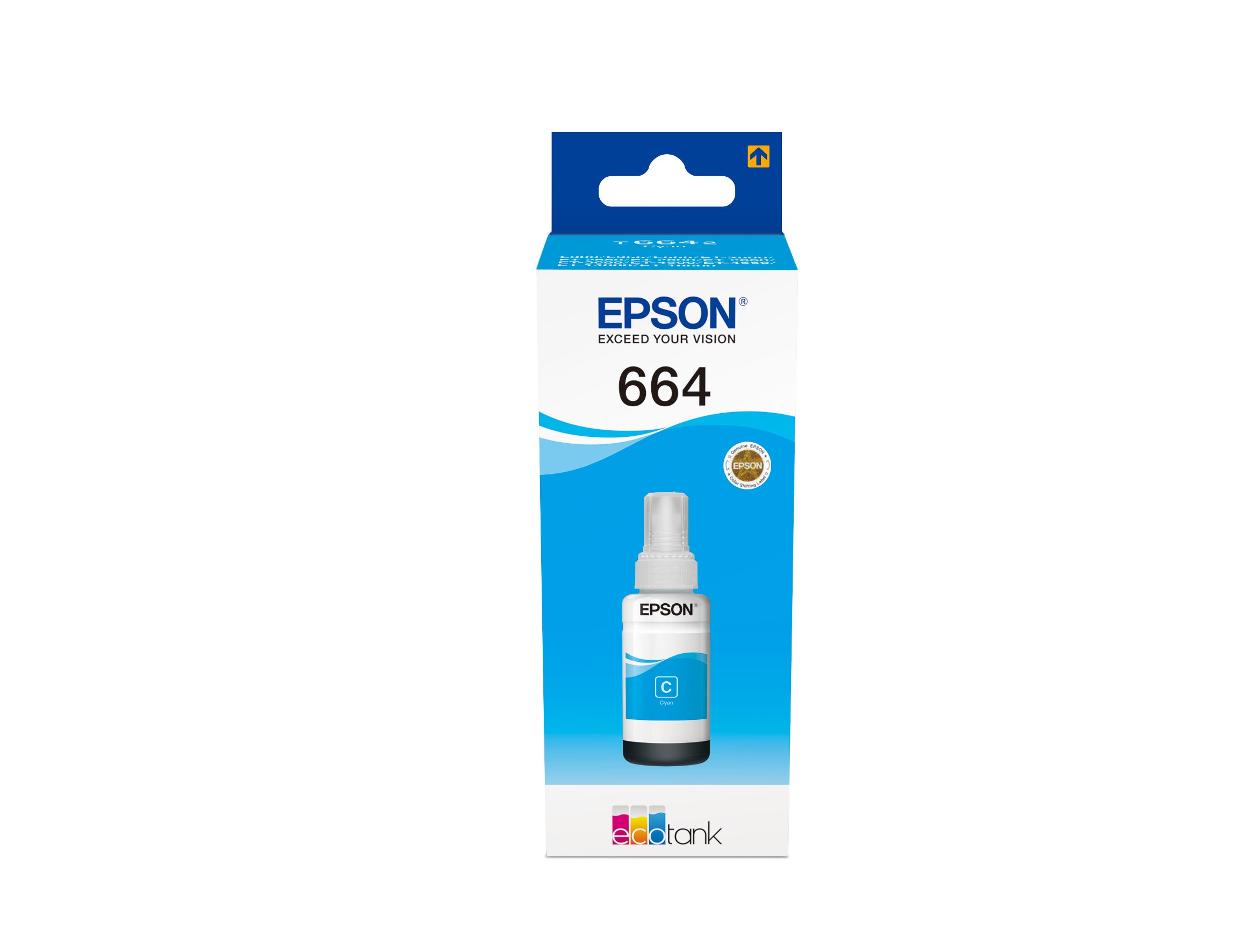 TINTA ORIGINAL EPSON 664 CIÁN