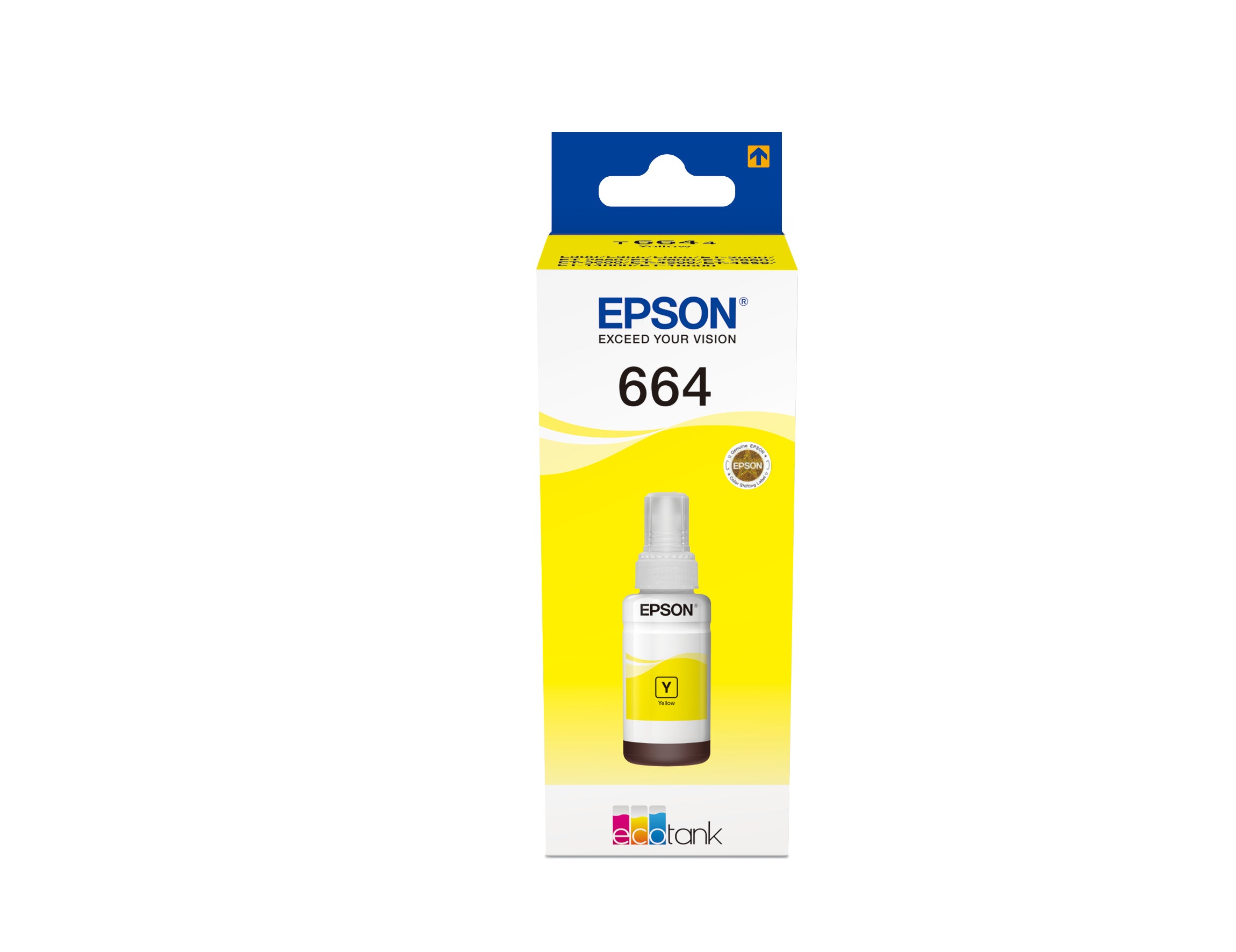 TINTA ORIGINAL EPSON 664 AMARILLO
