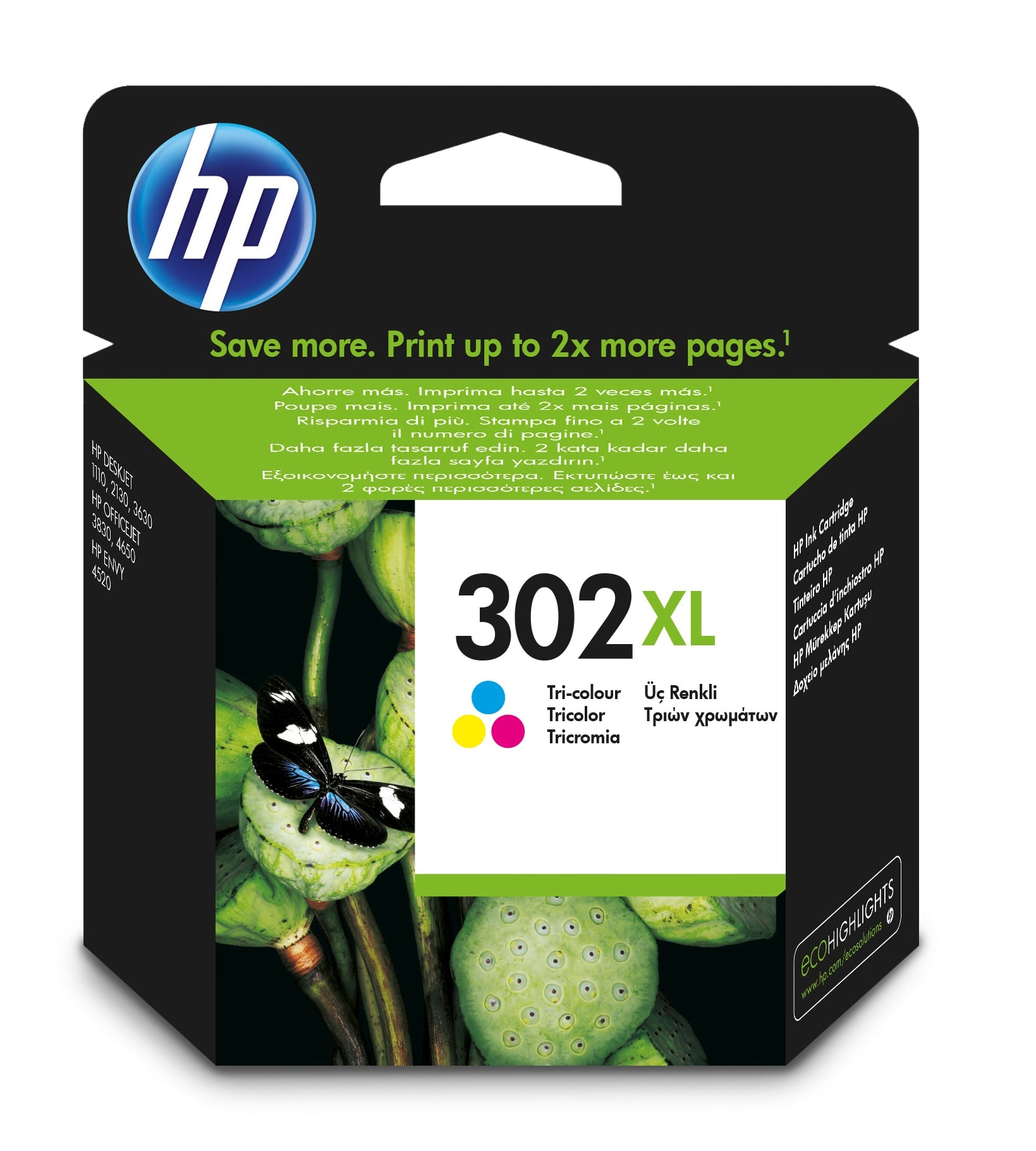 TINTA ORIGINAL HP 302XL COLOR