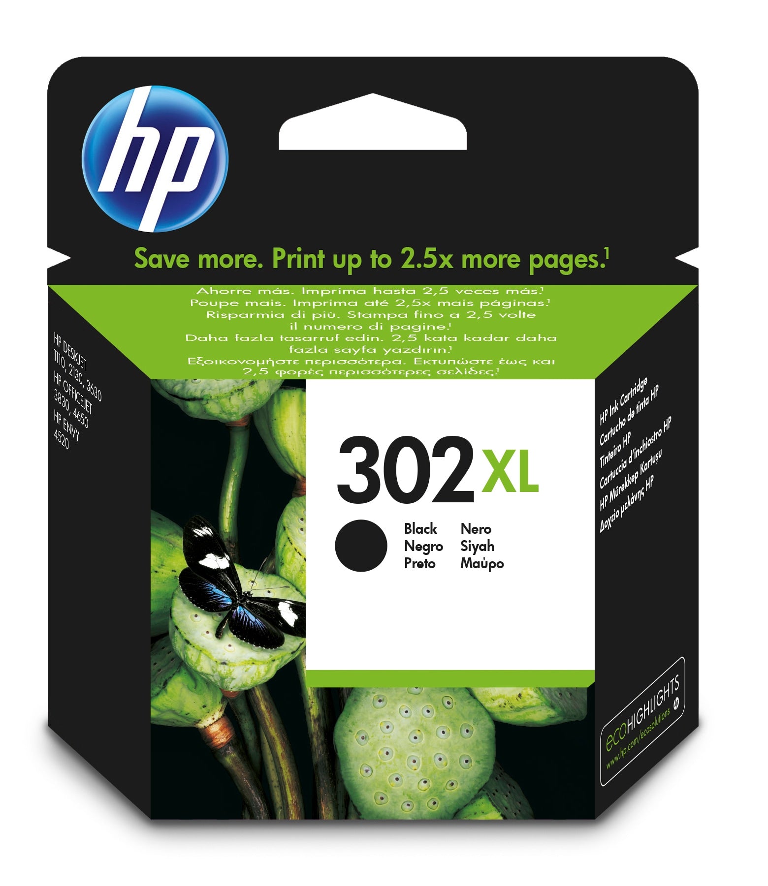 TINTA ORIGINAL HP 302XL NEGRO