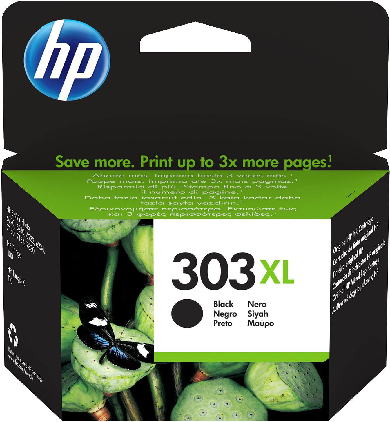 TINTA ORIGINAL HP 303XL NEGRO