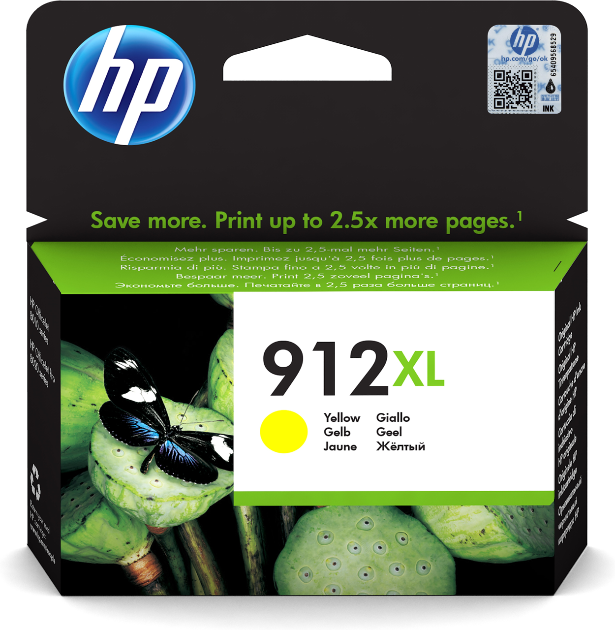 TINTA ORIGINAL HP 912XL AMARILLO