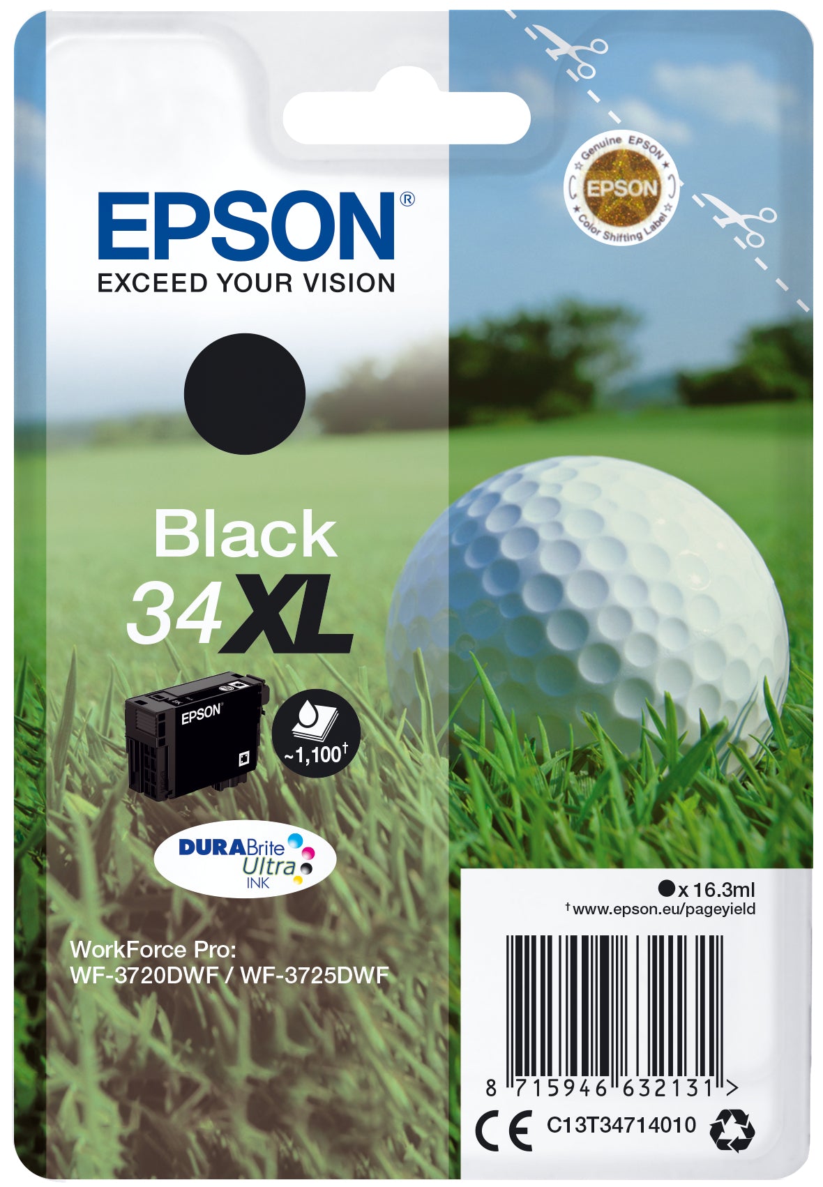 TINTA ORIGINAL EPSON 34XL NEGRO