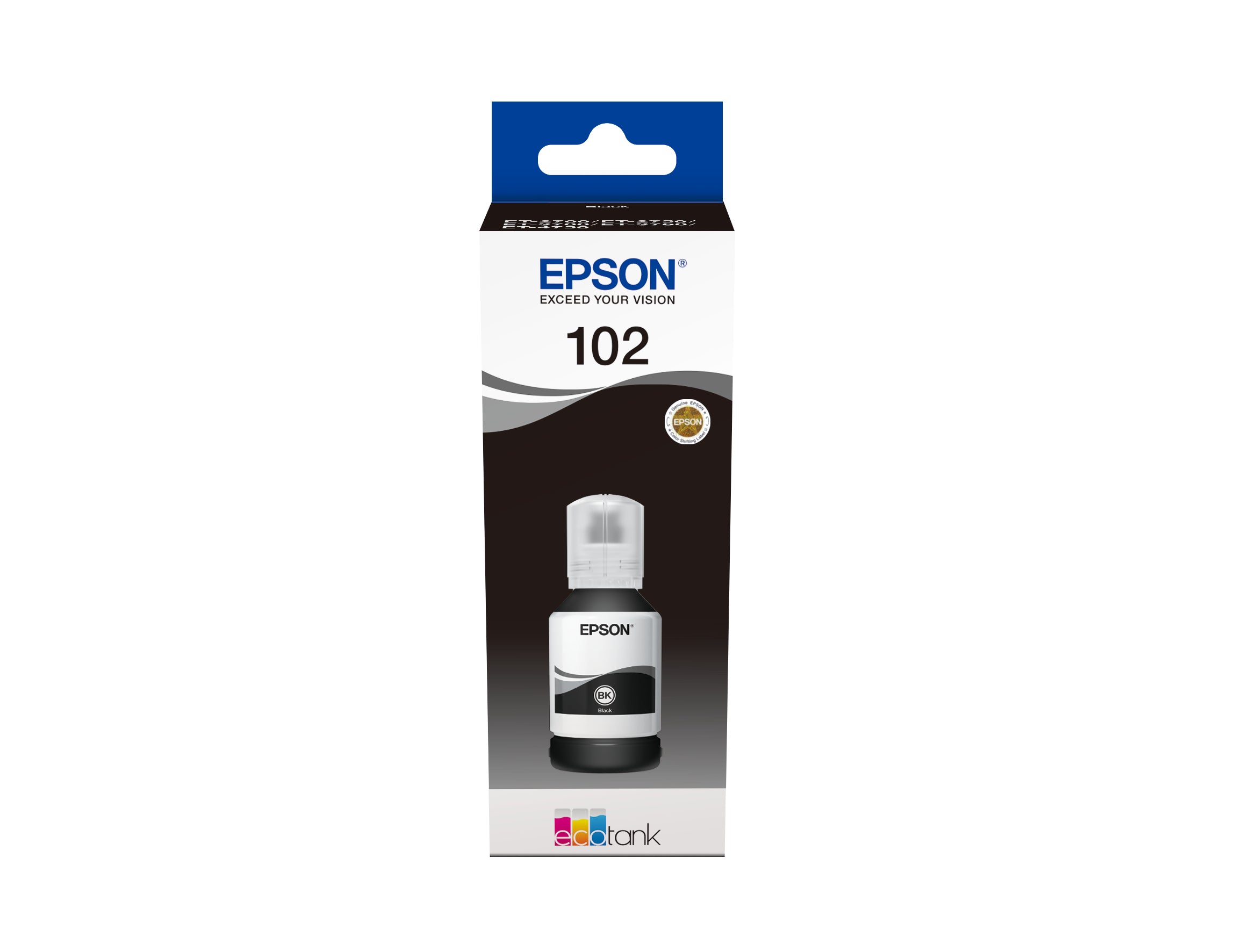 TINTA ORIGINAL EPSON 102 NEGRO