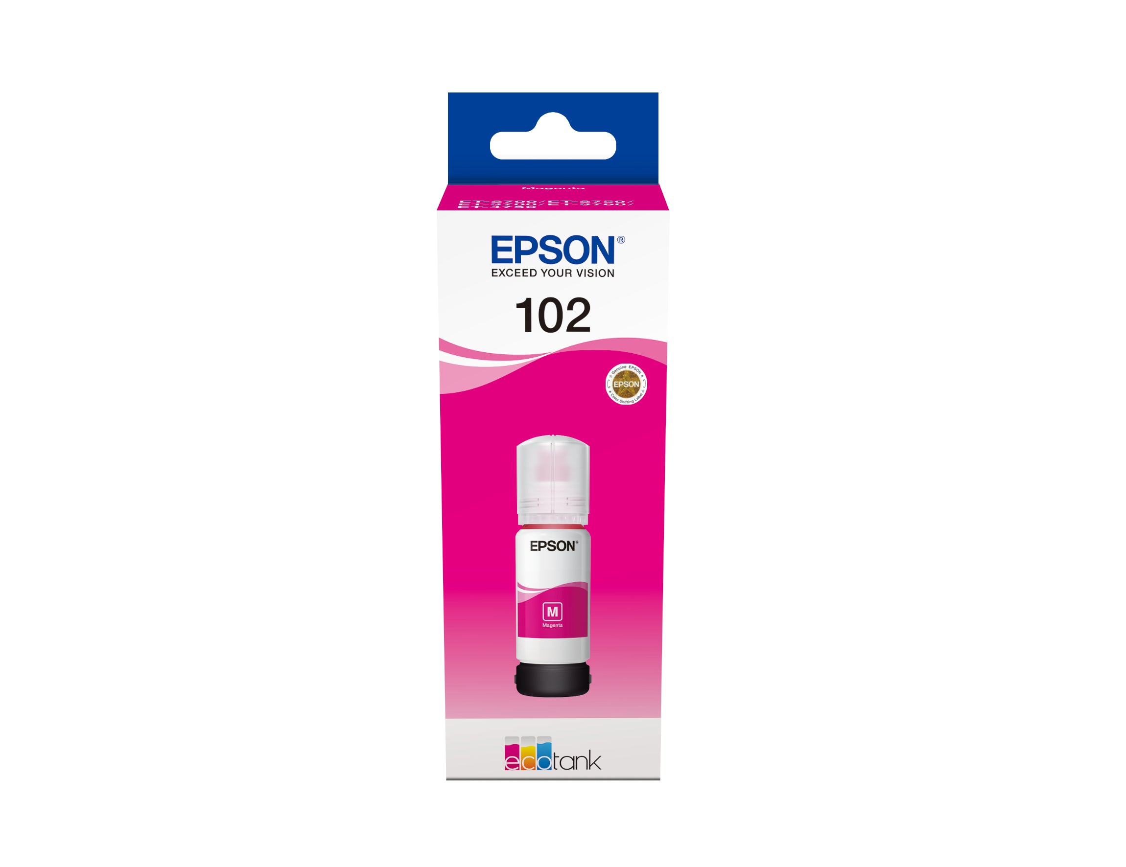 TINTA ORIGINAL EPSON 102 MAGENTA
