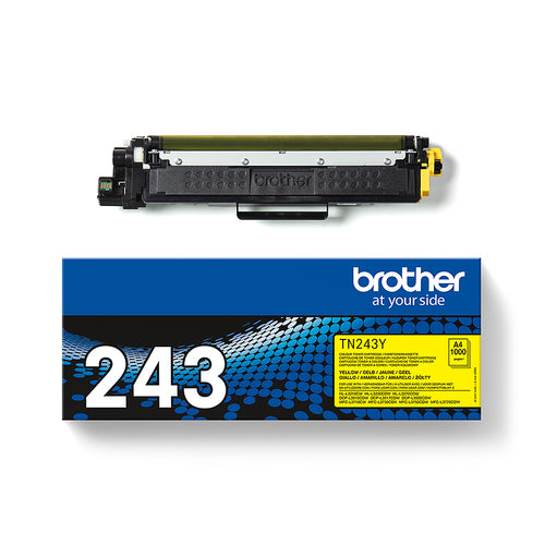 TÓNER BROTHER ORIGINAL TN-243 AMARILLO 1,000 COPIA