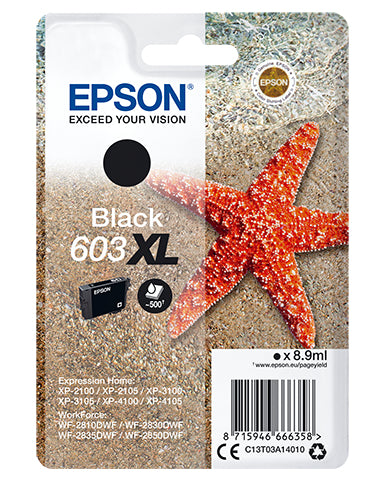TINTA ORIGINAL EPSON 603XL NEGRO