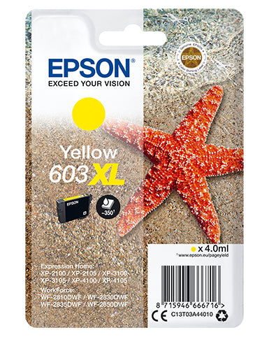 TINTA ORIGINAL EPSON 603XL AMARILLO