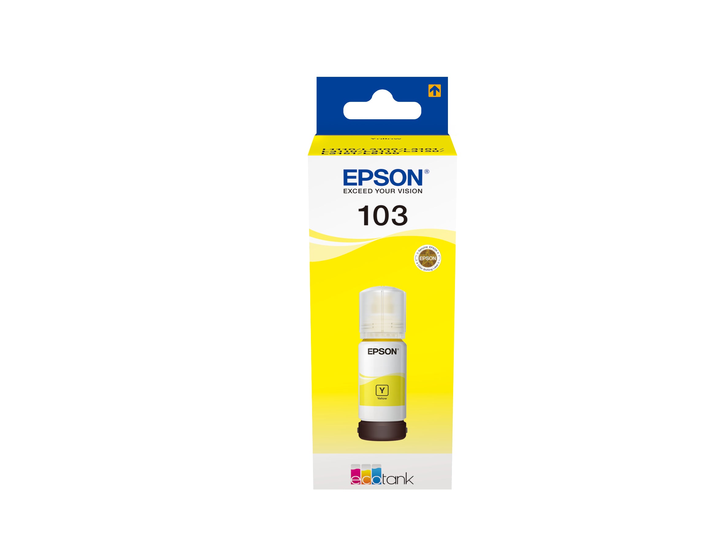 TINTA ORIGINAL EPSON 103 AMARILLO