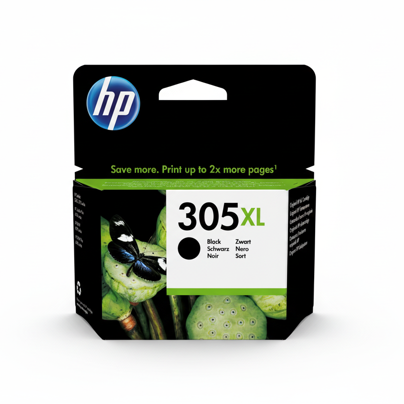 TINTA ORIGINAL HP 305XL NEGRO (~240 COPIAS)