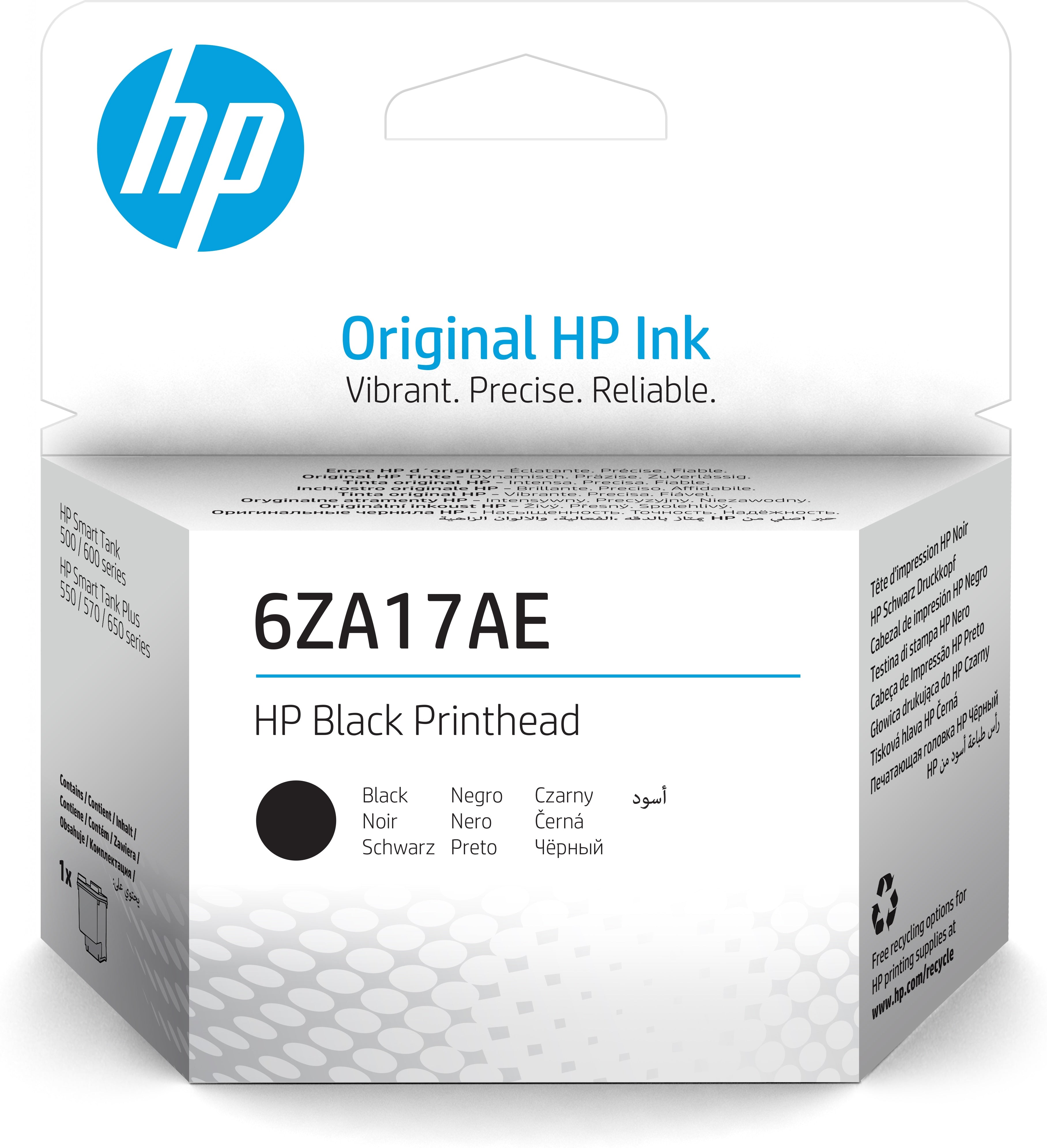 CABEZAL DE IMPRESIÓN HP 6ZA17AE NEGRO