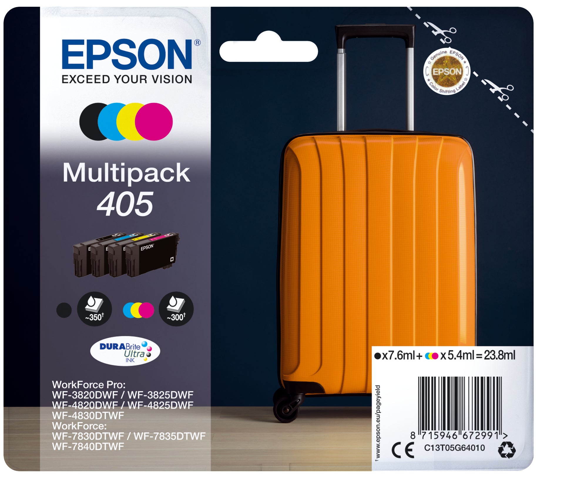 PACK TINTA ORIGINAL EPSON 405