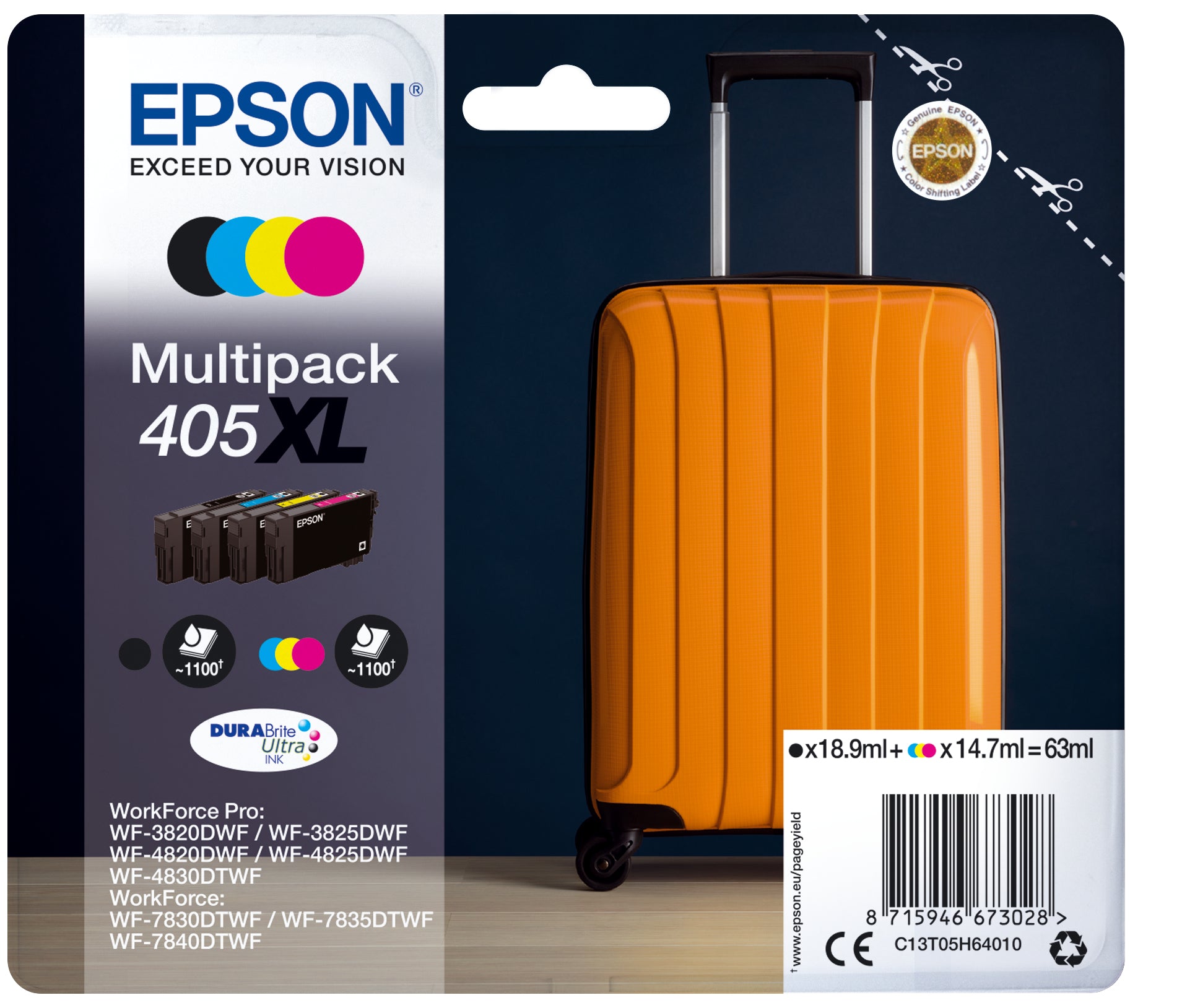 PACK TINTA ORIGINAL EPSON 405XL