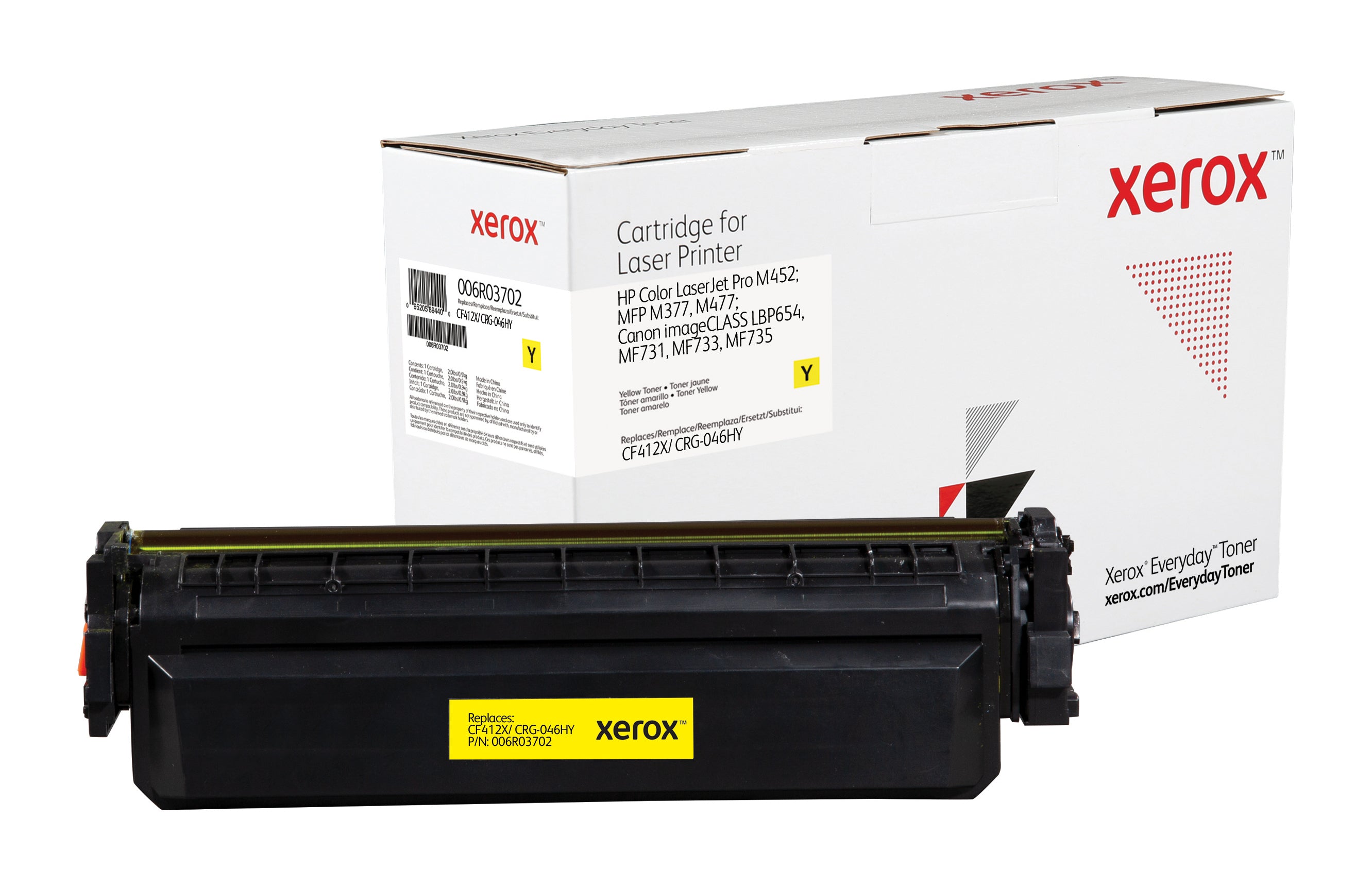 TÓNER COMPATIBLE HP CF412X AMARILLO (5.000 COPIAS)