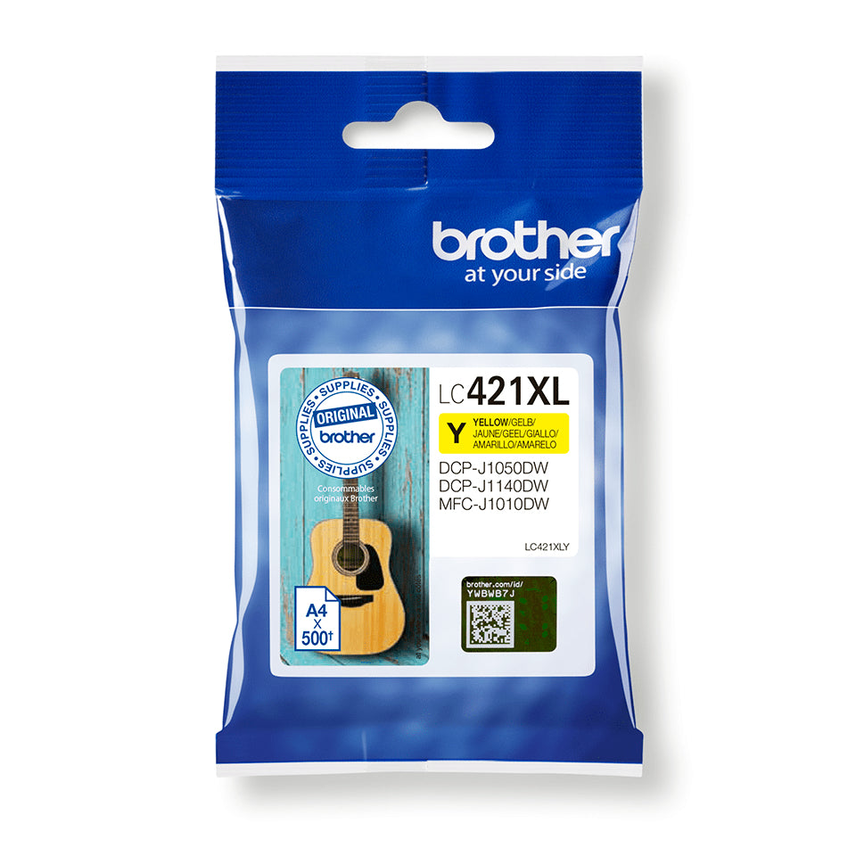 TINTA ORIGINAL BROTHER LC421XLY AMARILLO