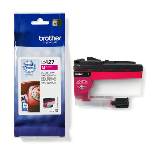 TINTA BROTHER ORIGINAL LC427M MAGENTA (1.500 copias aprox.)