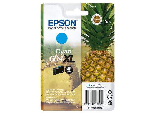 TINTA ORIGINAL EPSON 604XL CIÁN