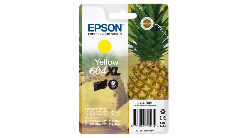 TINTA ORIGINAL EPSON 604XL AMARILLO