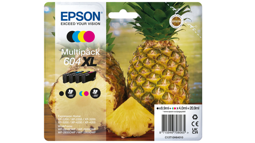 PACK TINTA ORIGINAL EPSON 604XL