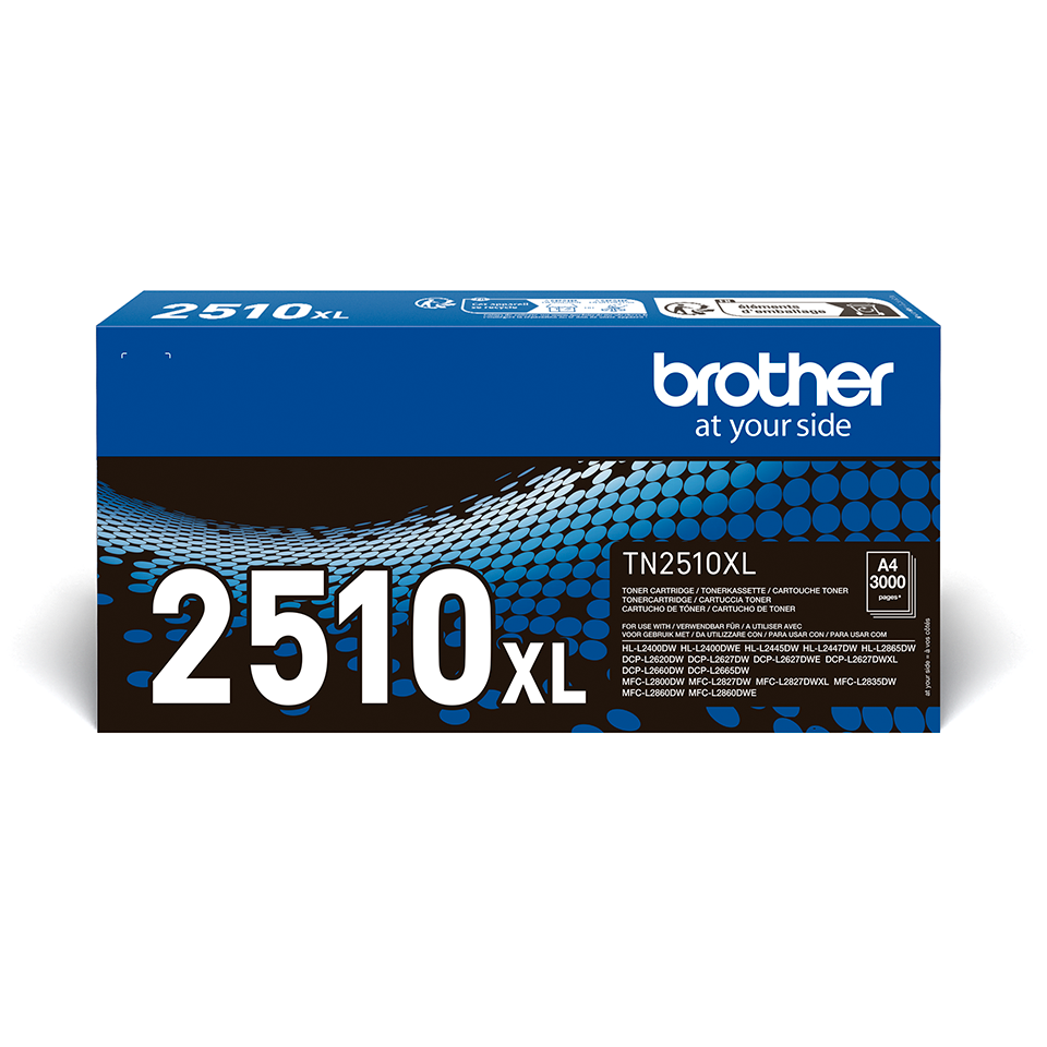 TÓNER ORIGINAL BROTHER TN-2510XL (~3.000 págs)
