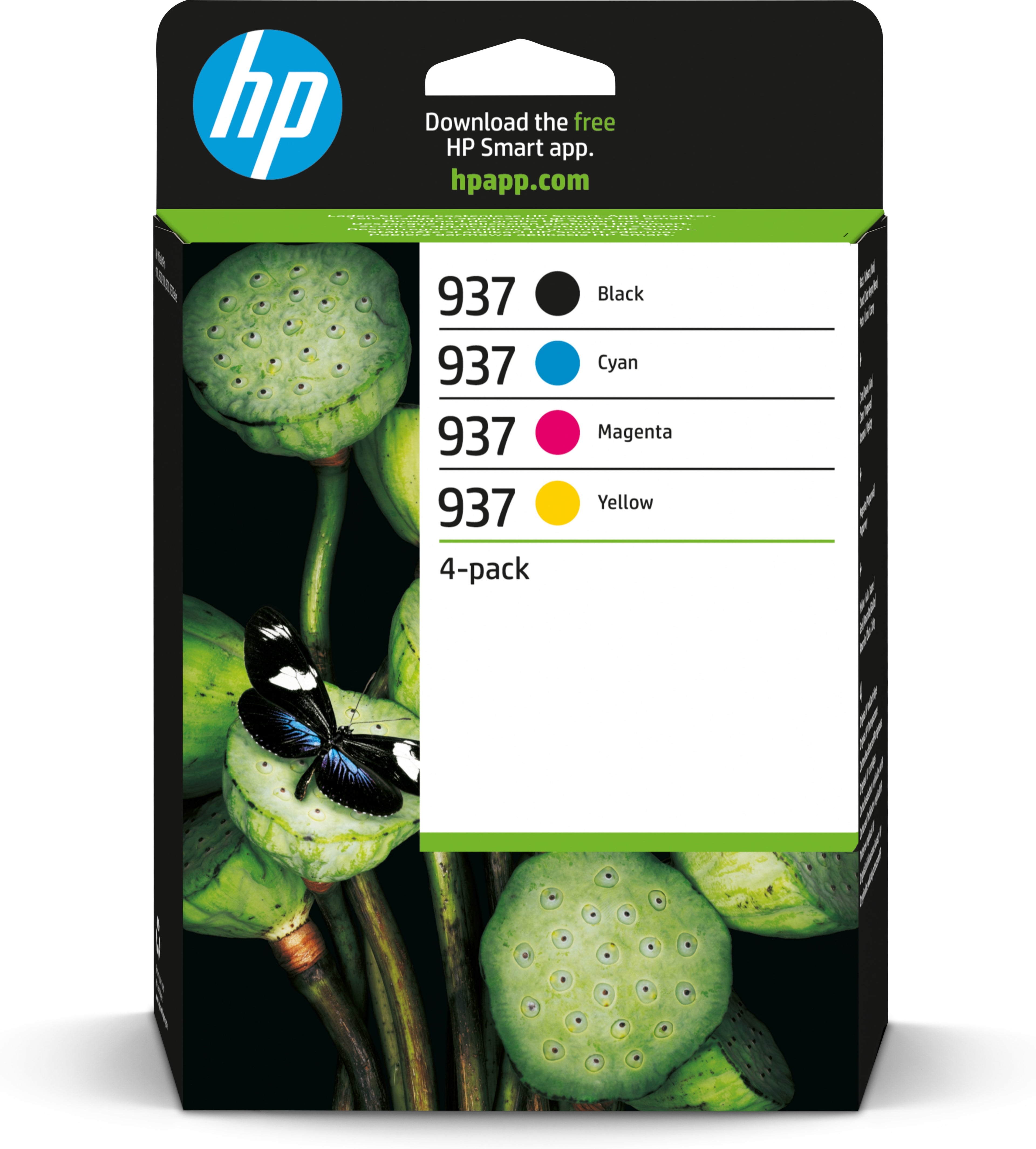 PACK TINTA ORIGINAL HP 937