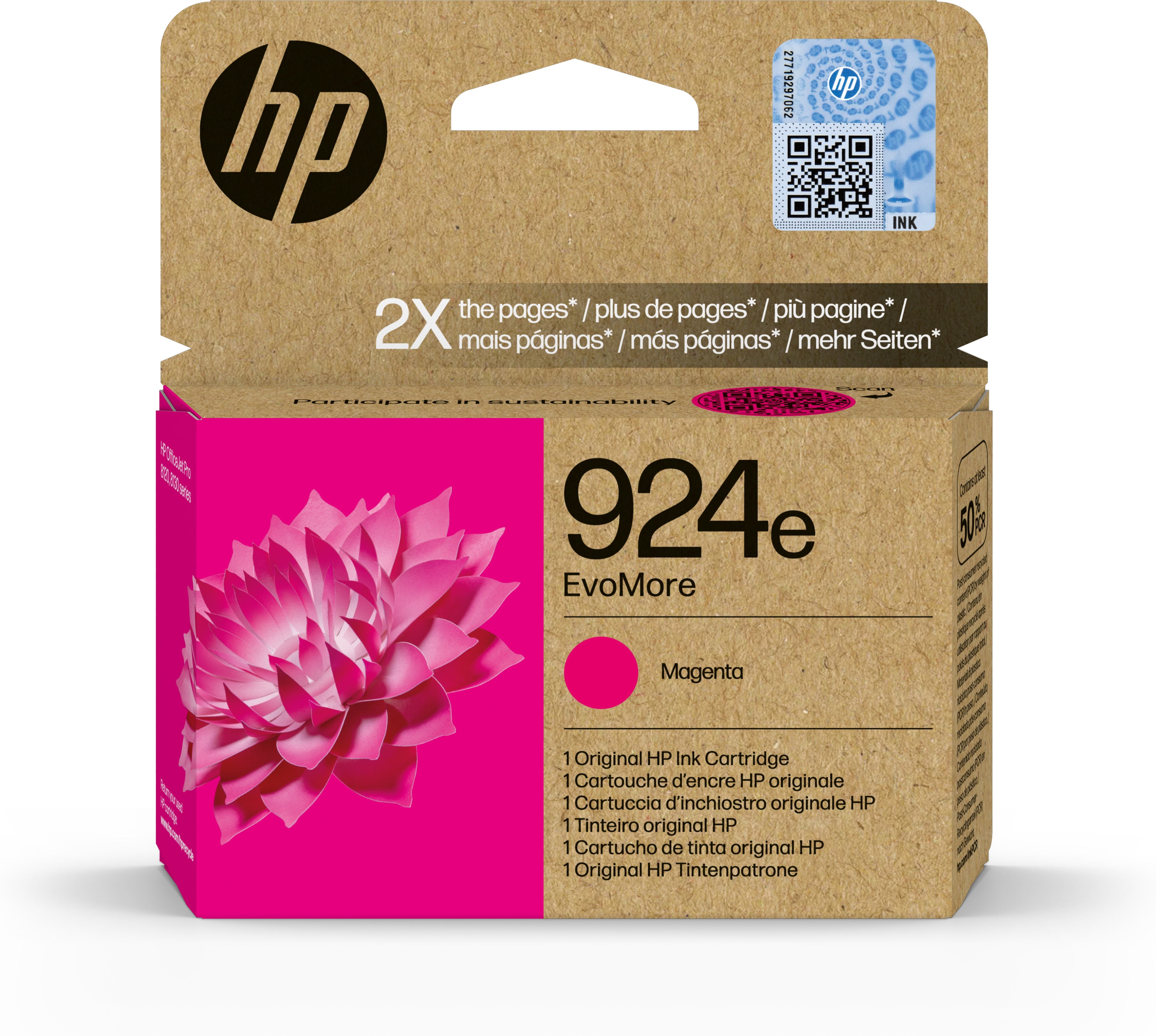 TINTA ORIGINAL HP 924e MAGENTA