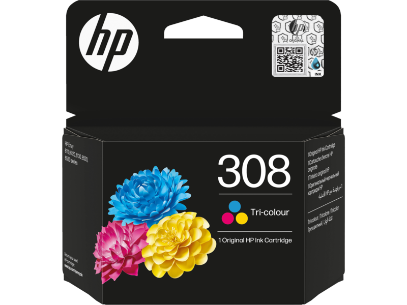 TINTA ORIGINAL HP 308 COLOR