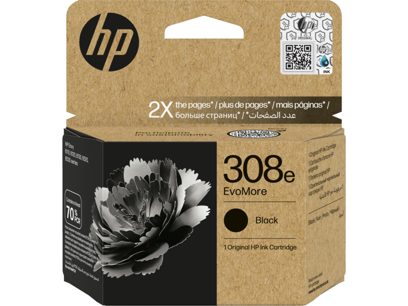 TINTA HP 308e NEGRO ORIGINAL (~320 PÁGS.)