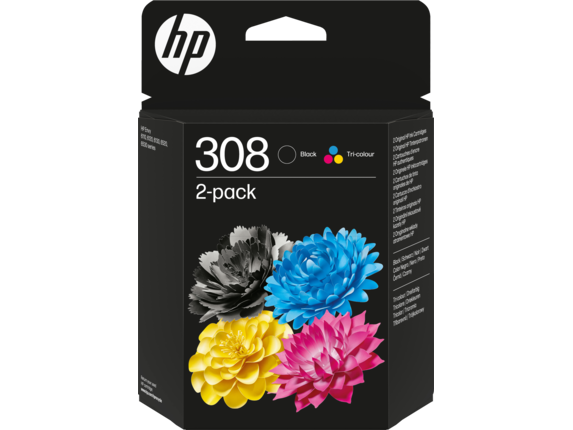 PACK TINTA ORIGINAL HP 308