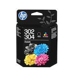 PACK TINTA ORIGINAL HP 302/304