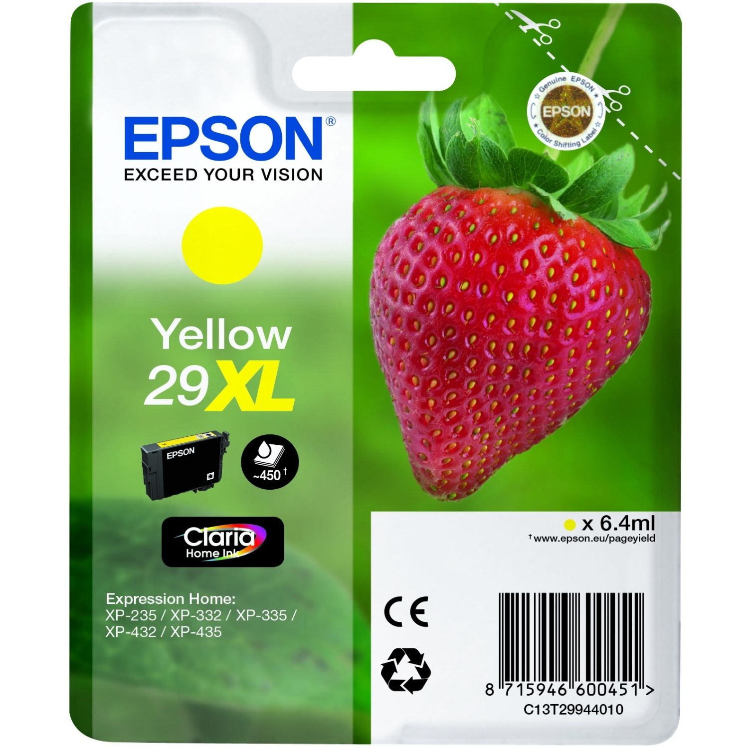 EPSON-29XL-AMARILLO-TINTA-ORIGINAL