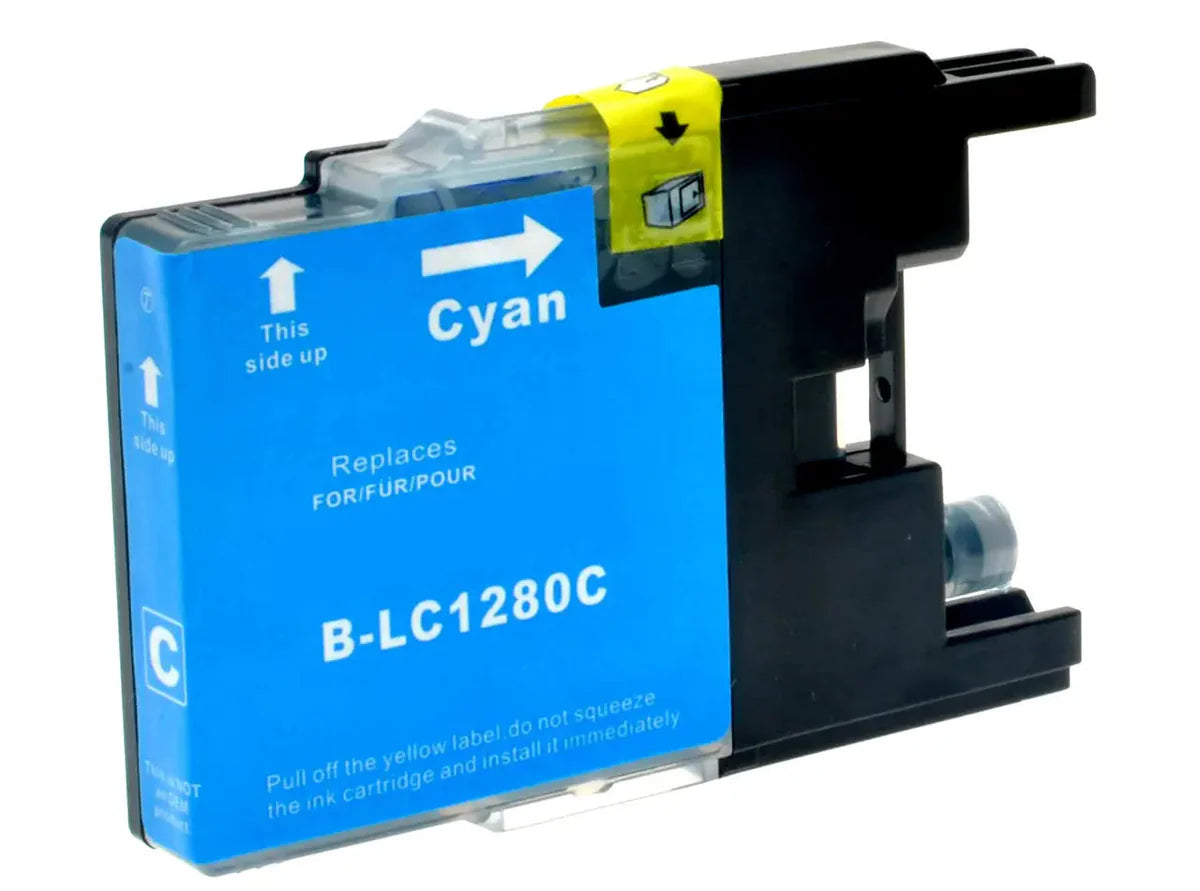 TINTA COMPATIBLE BROTHER LC1280XLC CIAN