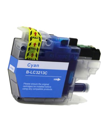 TINTA COMPATIBLE BROTHER LC3213 CIÁN