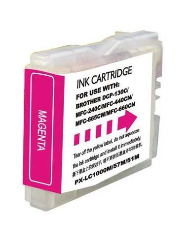 TINTA COMPATIBLE BROTHER LC970/ LC1000 MAGENTA