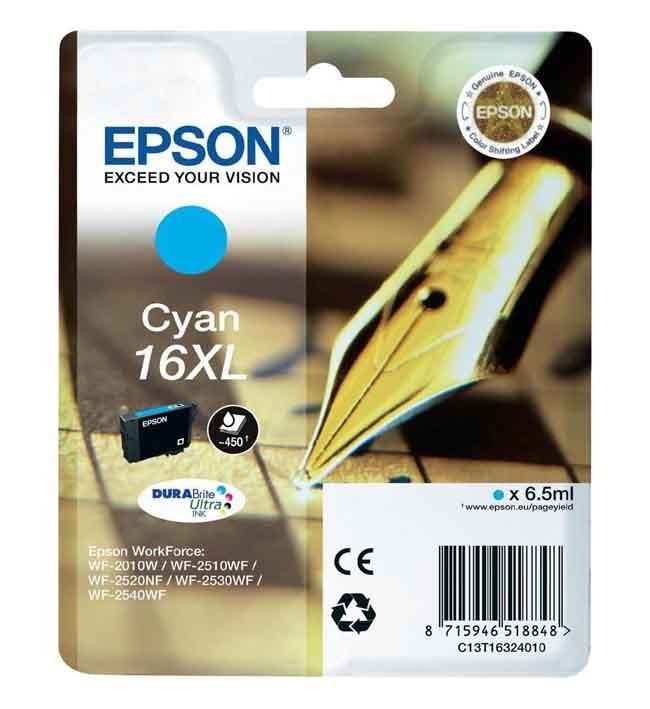Epson-16XL-cian-tinta-original