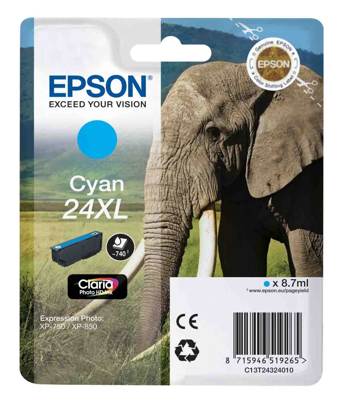 Epson-T2432-cian-tinta-original