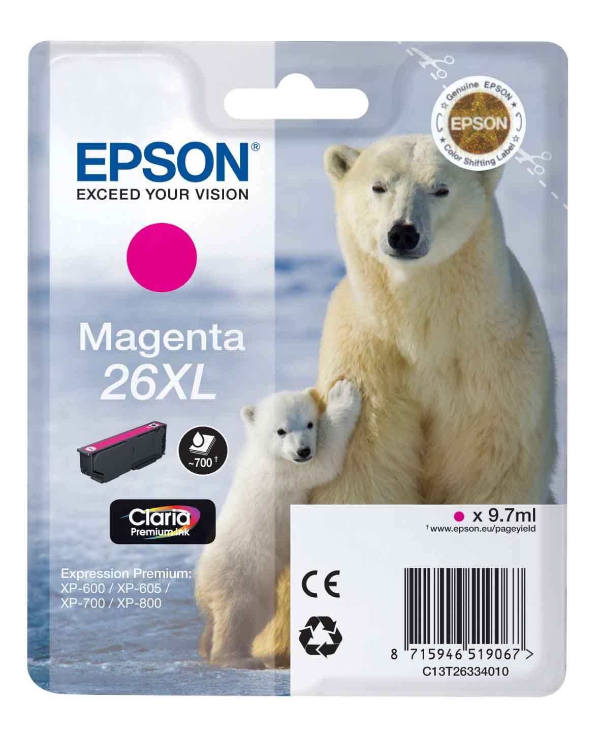 Epson-26Xl-magenta-tinta-original
