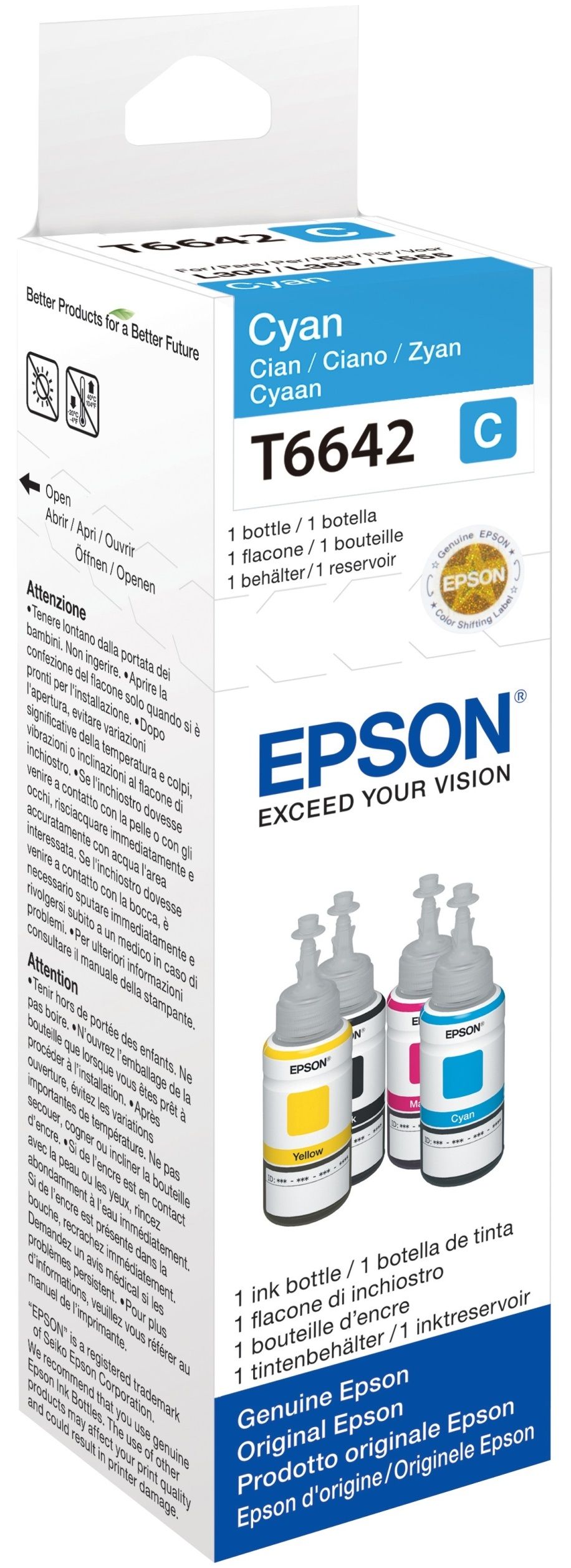 Epson-T6642-cian-tinta-original