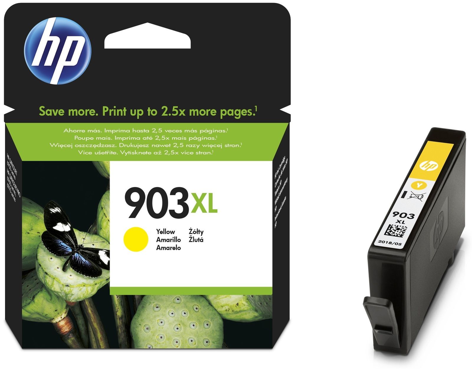 Hp-903Xl-amarillo-tinta-original